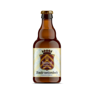 Proef de verfijning van Sancti Adalberti Blonde Weizenbock Bio