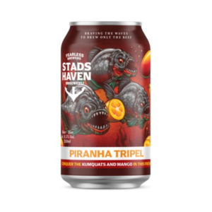 Ontdek de Verfrissende Smaak van Piranha Tripel 33cl van Stadshaven