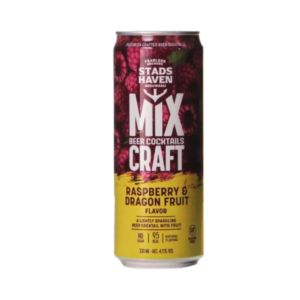 Verken de frisse smaken van MixCraft Beer Cocktail Raspberry & Dragon Fruit